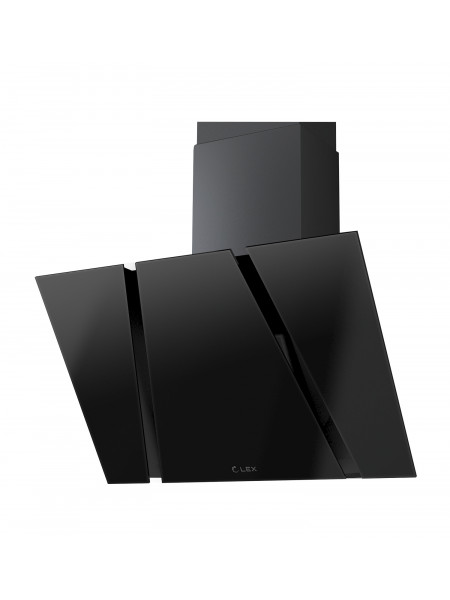 Наклонная кухонная вытяжка LEX ORI 600 BLACK